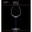 Бокал для красных вин Pinot Noir, объем 705 мл, синяя ножка, ручная выдувка, FATTO A MANO, RIEDEL