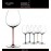 Бокал для красных вин Pinot Noir, объем 705 мл, красная ножка, ручная выдувка, FATTO A MANO, RIEDEL