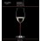 Бокал для белых и красных вин Riesling, Zinfandel, объем 395 мл, красная ножка, ручная выдувка, FATTO A MANO, RIEDEL