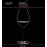 Бокал для красных вин Syrah, объем 650 мл, черная ножка, ручная выдувка, FATTO A MANO, RIEDEL