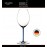 Бокал для красных вин Syrah, объем 650 мл, синяя ножка, ручная выдувка, FATTO A MANO, RIEDEL