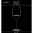 Бокал для красных вин Syrah, объем 650 мл, зеленая ножка, ручная выдувка, FATTO A MANO, RIEDEL