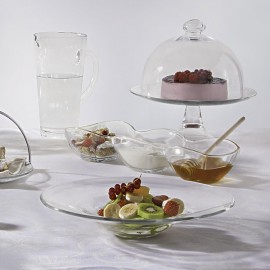 Блюдо Banquet с крышкой, D 21 см, H 16,5 см, стекло, Vidivi