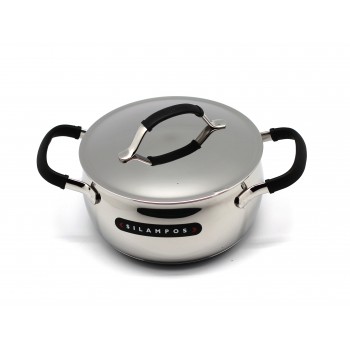 Кастрюля, D 22 см, V 3,7 л, серия Mask, Silampos