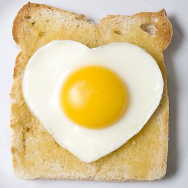 Форма для жарки яиц «Сердце», D 11 см, H 1,5 см, сталь нержавеющая, антипригарное покрытие, Paderno
