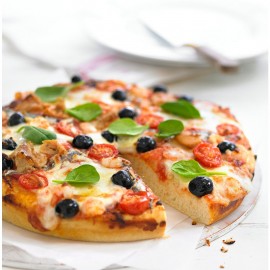 Форма для пиццы, пирога, D 24 см, H 2,5 см, алюминий пищевой, Paderno