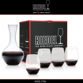 Набор Promo "O" для красных вин: 4 бокала и декантер в подарок, Riedel