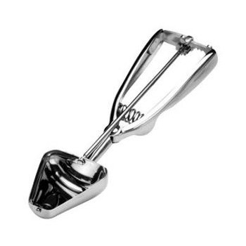 Ложка для мороженого треугольная с механизмом, D 6 см, L 22 см, сталь нержавеющая, ILSA