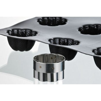 Вырубка для форм Flexipan, D 8 см, сталь нержавеющая, MATFER