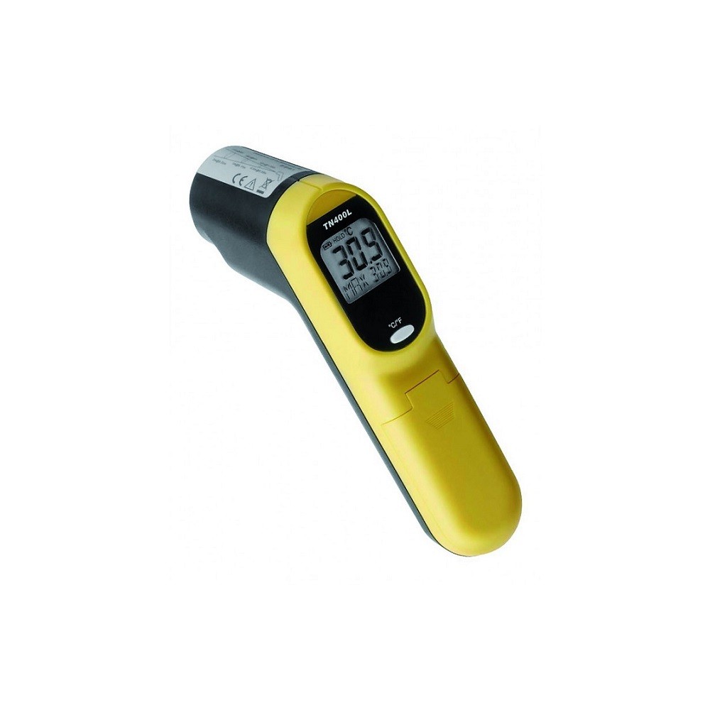 Термометр инфракрасный (от -50 до +400 С), H 6,5 см, L 21,5 см, Paderno