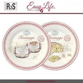 Сырные тарелки Fromage для сыра (десерта), 4 шт, D 19 см, Easy Life