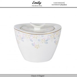 Комплект чайной посуды Pearl, 14 предметов на 6 персон, костяной фарфор, Emily