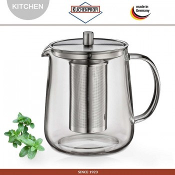 Заварочный чайник ASSAM Modern со съемным стальным фильтром, 1 л, Kuchenprofi, Германия