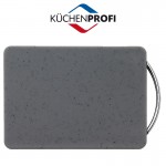 Доска разделочная с ручкой, L 27 см, W 20 см, цвет графит, сталь, Kuchenprofi