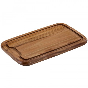 Доска разделочная со сливом, L 36 см, W 23 см, дерево акации, Zassenhaus