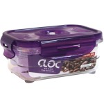 Контейнер вакуумный для продуктов, L 12 см, W 16 см, H 7 см, V 0,6 л, CLOC, Microban