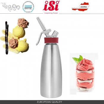 Сифон Gourmet для сливок, эспумас, соусов, 1000 мл, iSi