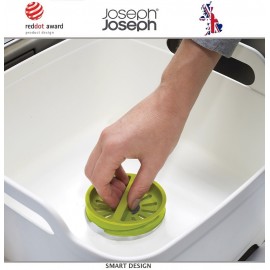 Контейнер Wash and Drain для мытья и сушки посуды, серый, Joseph Joseph