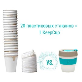 Кружка keepcup albus 340 мл, H 13 см, L 8,8 см, W 8,8 см, пищевой пластик, силикон, KeepCup