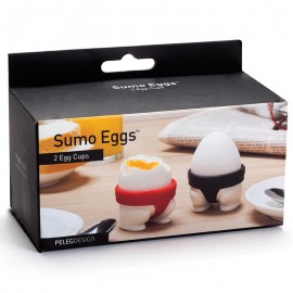 Подставки для яйца Sumo 2 шт., полипропилен, силикон, Peleg Design