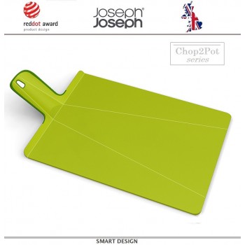 Большая доска Chop2pot Plus складная, зеленый, Joseph Joseph