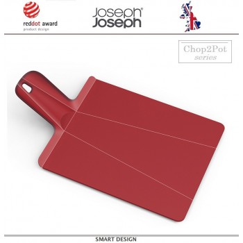 Средняя доска Chop2pot складная, красный, Joseph Joseph