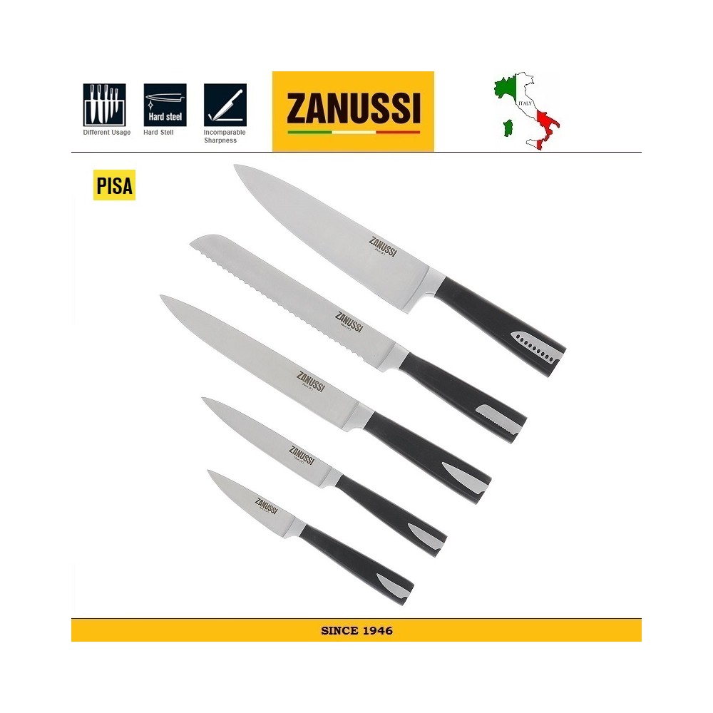 Набор кухонных ножей, 5 предметов, серия Pisa, Zanussi