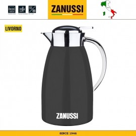 Кувшин-термос с двойной колбой, V 2 л, сталь нержавеющая 18/10, цвет черный, серия Livorno, Zanussi