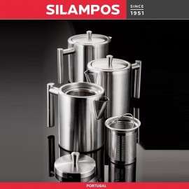 Заварочный чайник OSLO со стальным фильтром, 600 мл, Silampos