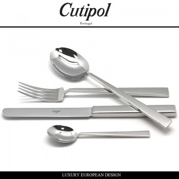 Набор столовых приборов BAUHAUS, 72 предмета на 12 персон, сталь 18/10, зеркальная полировка, Cutipol