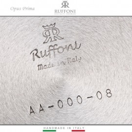 Кастрюля Opus Prima, ручная работа, D 26 см, 8 л, многослойная сталь, RUFFONI