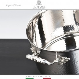 Кастрюля Opus Prima, ручная работа, D 16 см, 1.5 л, многослойная сталь, RUFFONI