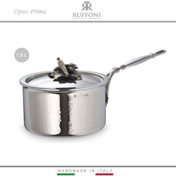Ковш Opus Prima, ручная работа, 1.5 л, D 16 см, многослойная сталь, RUFFONI