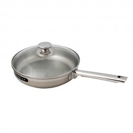 Сковорода стальная, D 24 см, индукционное дно, сталь 18/10, серия Royal, Silampos