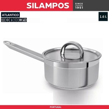 Ковшик ATLANTICO, 1.6 литра, D 16 см, Silampos