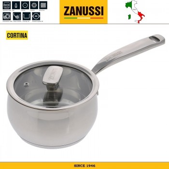Сотейник, D 16 см, V 2 л, сталь 18/10, зеркальная полировка, серия Cortina, Zanussi