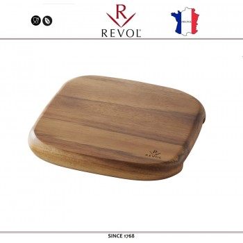 TOUCH доска для подачи, 15.5 x 15.5 см, дерево акации, REVOL