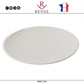 Блюдо-тарелка ARBORESCENCE молочно-белый, D 28 см, ручная работа, REVOL