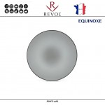 Десертная тарелка EQUINOXE, D 16 см, керамика ручной работы, серый, REVOL
