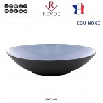 Глубокая тарелка EQUINOXE, D 24 см, 1000 мл, керамика ручной работы, синий, REVOL
