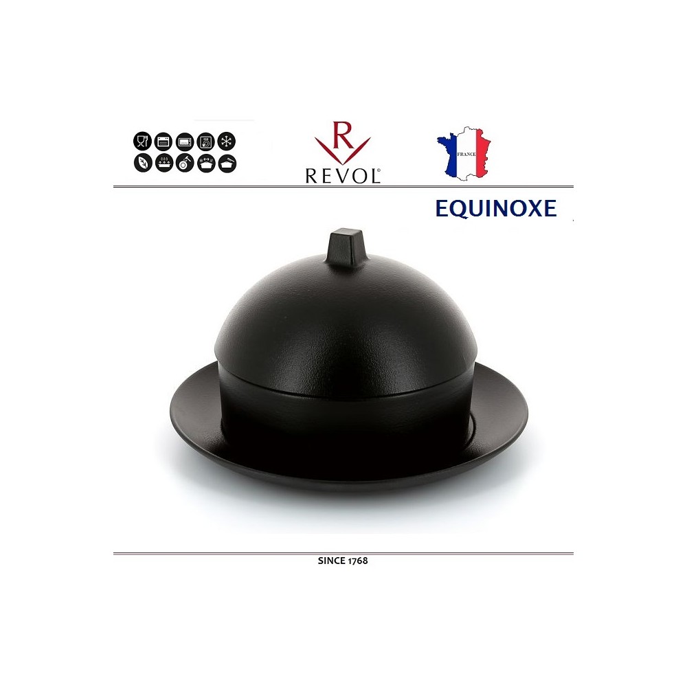 Димсам EQUINOXE керамический, D 22 см, черный, REVOL