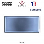 Блюдо EQUINOXE для закусок, L 32.5 см, W 15 см, керамика ручной работы, синий, REVOL