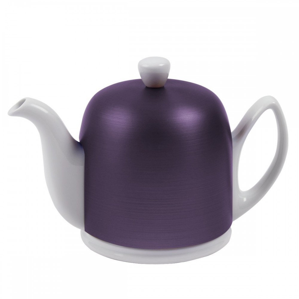 Заварочный чайник Salam, на 4 чашки, 600 мл, фарфор белый, цвет аметист, Guy Degrenne