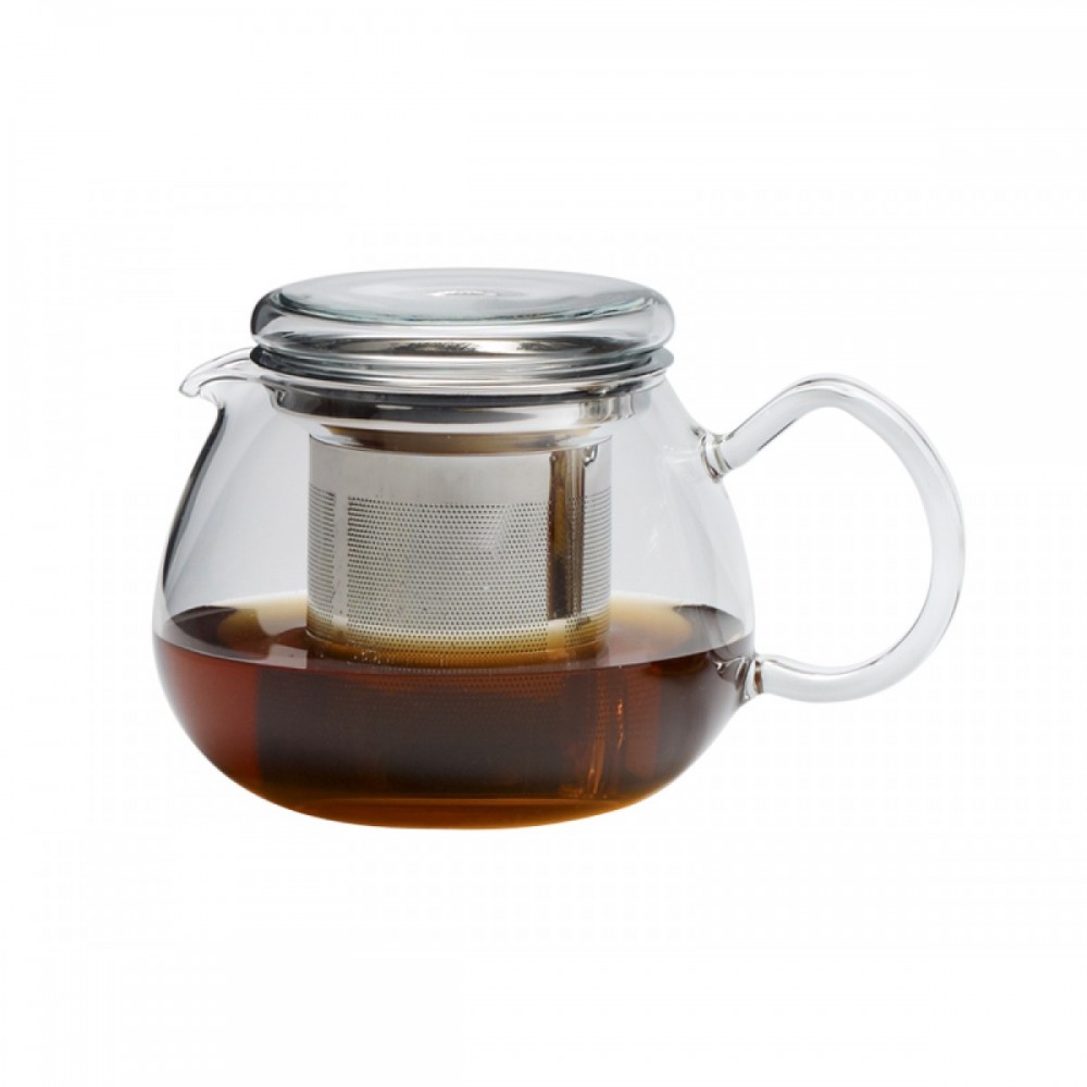 Чайник «Pretty Tea» (стальной фильтр), 660 мл, стекло термостойкое, Trendglas, Венгрия