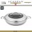 Антипригарный сотейник-паэльера CTX c крышкой, D 32 см, индукционный, SCANPAN