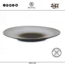 SWELL Блюдо-тарелка, 28 см, цвет коричневый, глазурованная керамика, REVOL, Франция