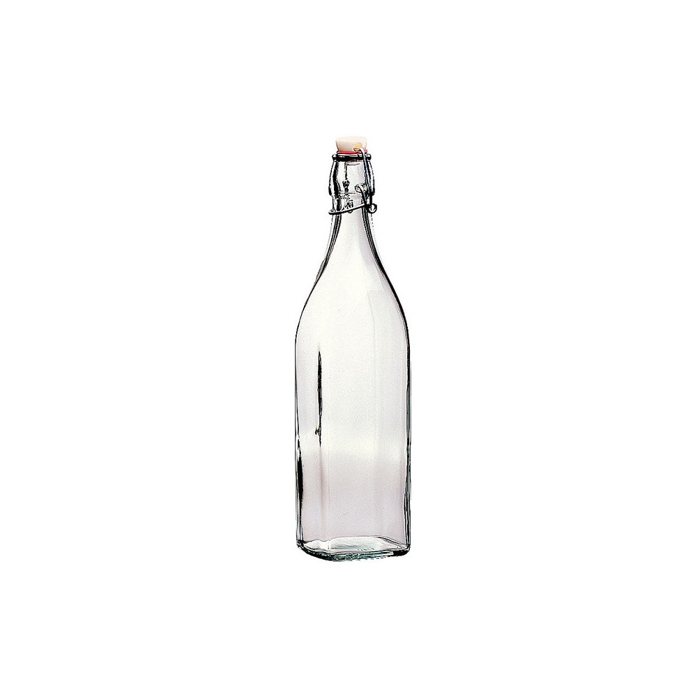 Бутылка универсальная "Swing" 1 л, H 31,5 см, стекло, Bormioli Rocco - Fidenza
