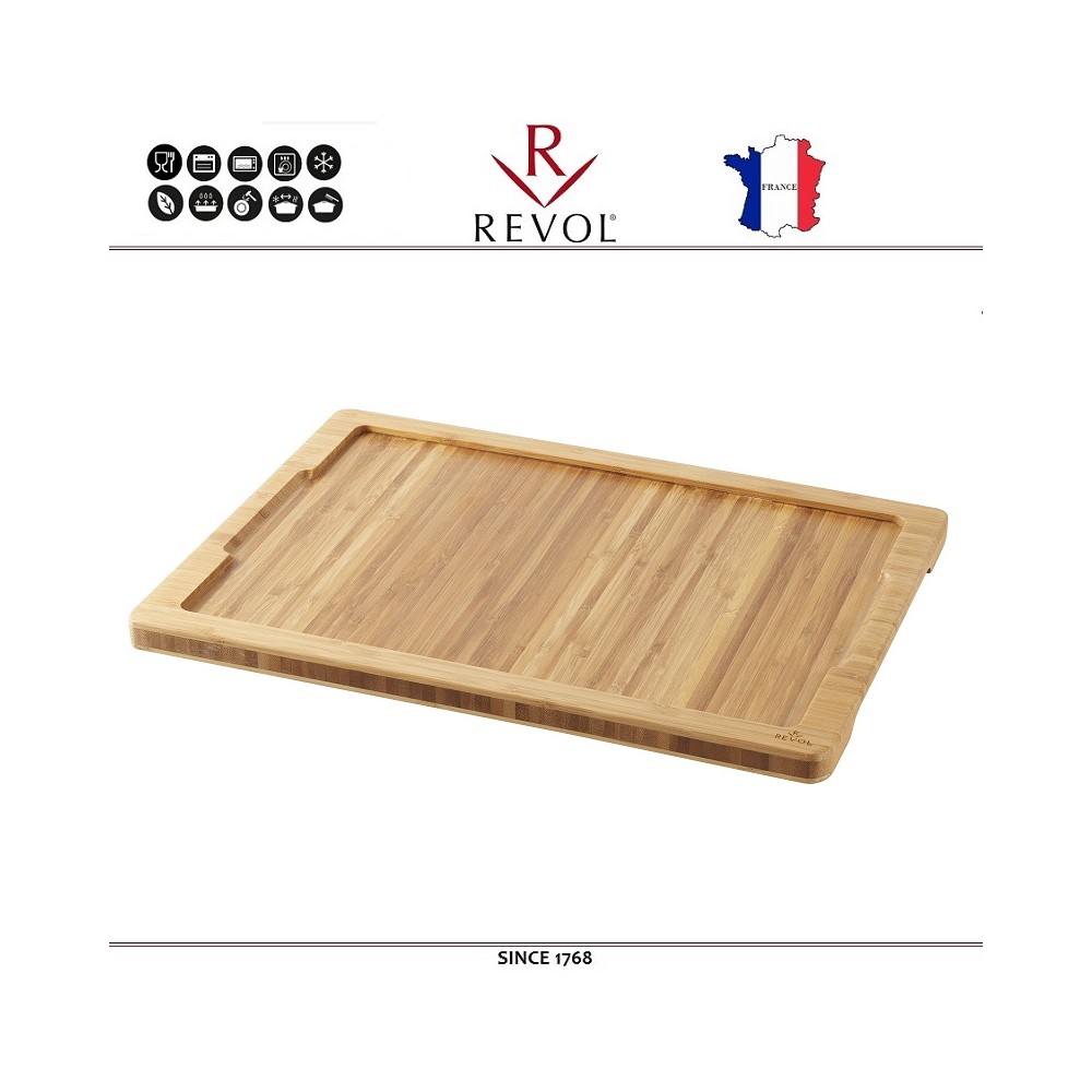 Доска для блюда BASALT арт. 8830, 37.5 x 28 см, дерево бамбук, REVOL