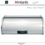 Хлебница ROLL Top Touch (открывание от нажатия), L 44.5 см, матовая сталь, Brabantia