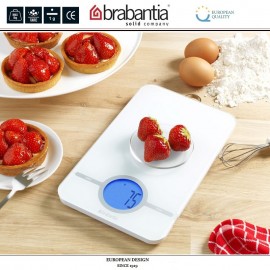 Весы кухонные Tasty Colors электронные, на 5 кг, белый, Brabantia